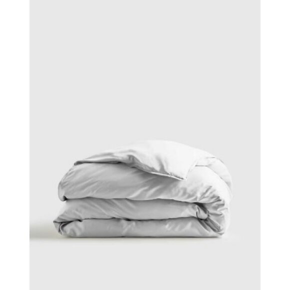 NWT Quince Bamboo Viscose Duvet Cover Light Grey King/Cal King Soft & Breathable - Picture 1 of 4